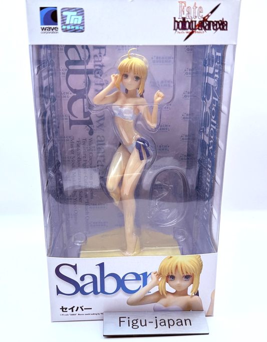 WAVE Beach Queens Fate/hollow ataraxia Saber 1/10 Figure Swimsuit MISB Authentic0