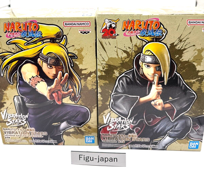 Deidara NARUTO Shippuden 20th  Figure Set of 2 VIBRATION STARS [express NEW]0