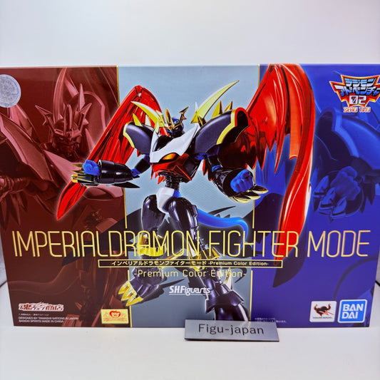 SH Figuarts Imperialdramon Fighter Mode Premium Color Digimon 02 Bandai New0