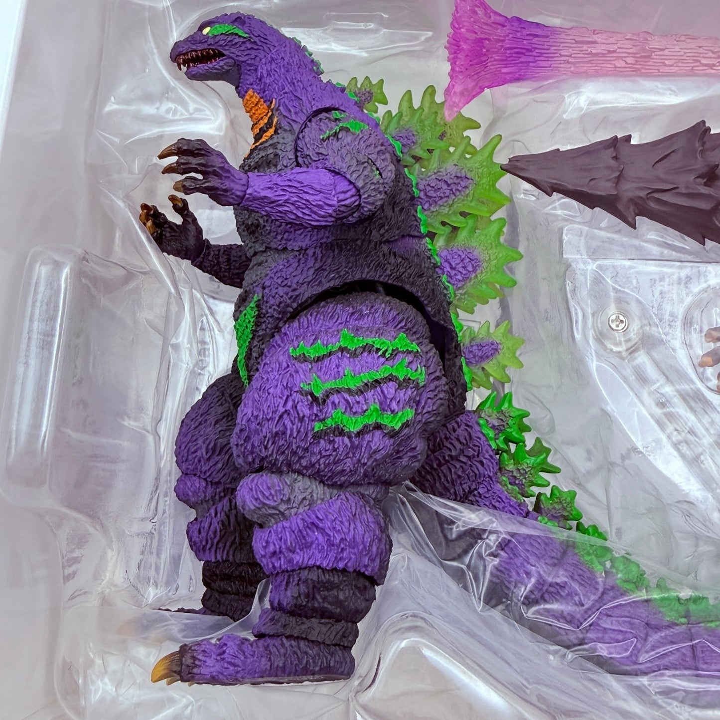 S.H.MonsterArts Godzilla feat. EVA-01 Evangelion Figure Opened Mint Authentic6