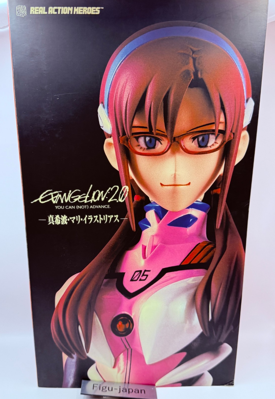 RAH Mari Makinami Illustrious Evangelion 2.0 Medicom Toy 1/6 Scale Figure MISB0