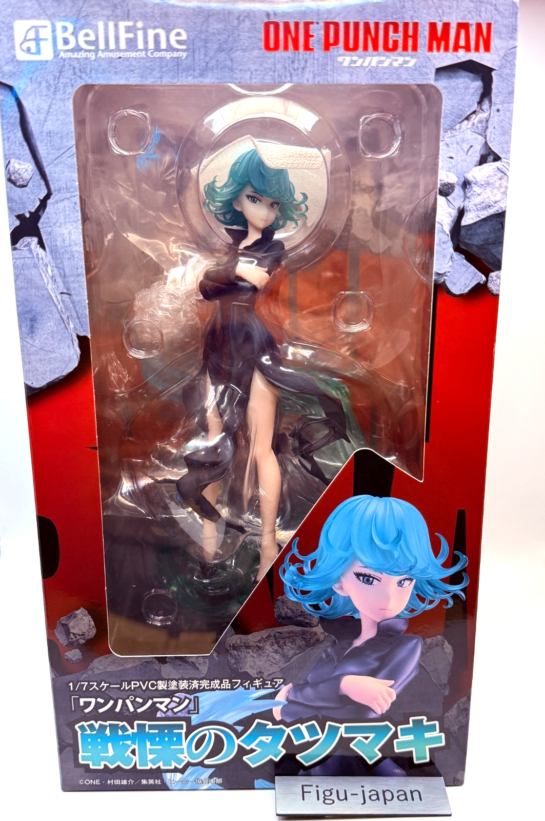 Terrible Tornado Tatsumaki One Punch Man 1/7 Scale Figure BellFine Authentic MIB0