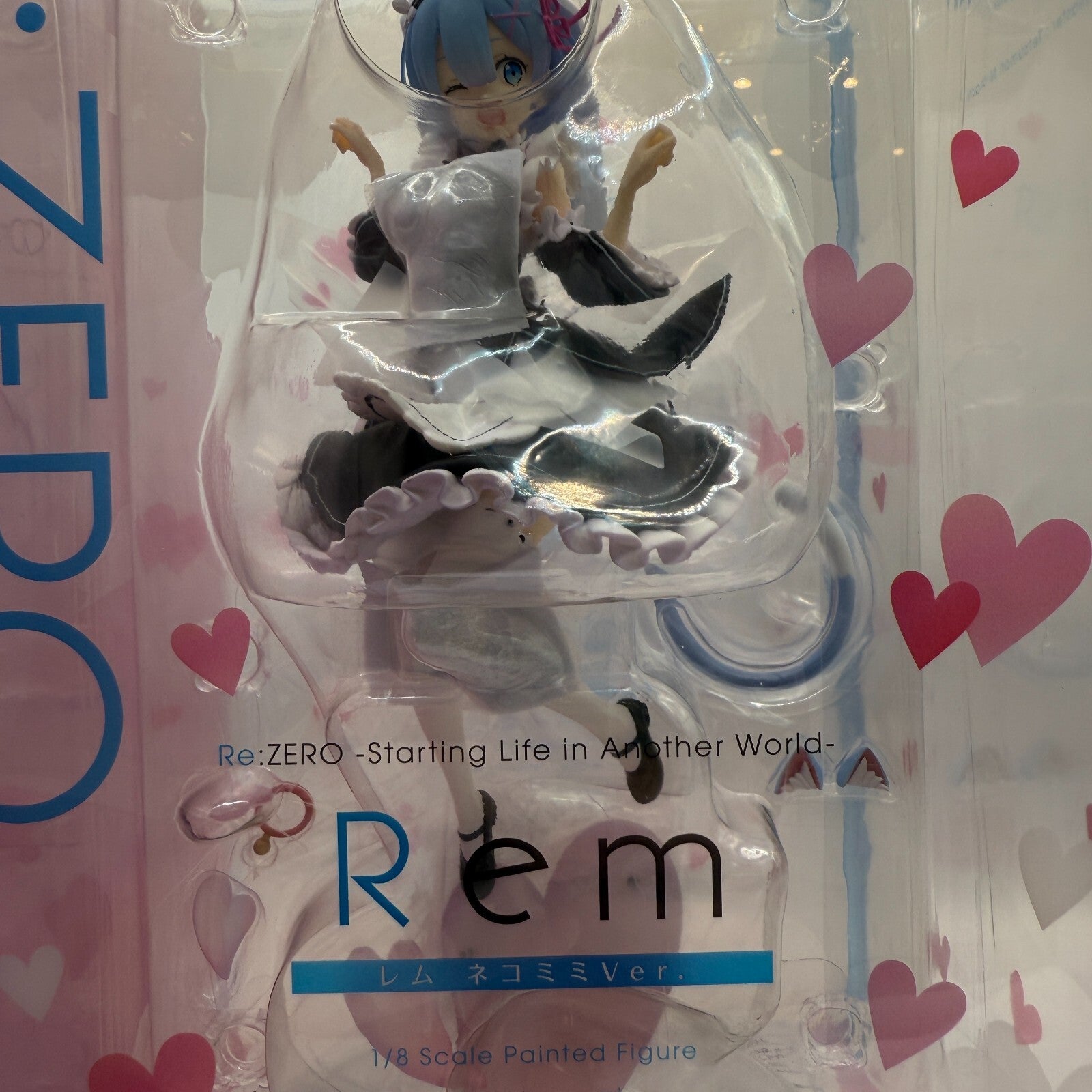 Alpha Omega Re:Zero Rem Nekomimi Cat Ear 1/8 Figure Kadokawa New Sealed Japan1