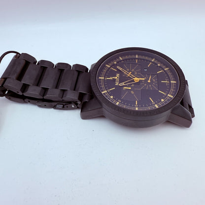 NEW Nixon Magnacon SS 2 Minutes To Midnight Black Gold Limited 100% AUTH EXPRESS14