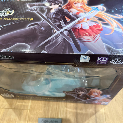 Lucrea SAO 10th Anniversary Kirito & Asuna 1/7 Figure MegaHouse Aniplex Mint Use4