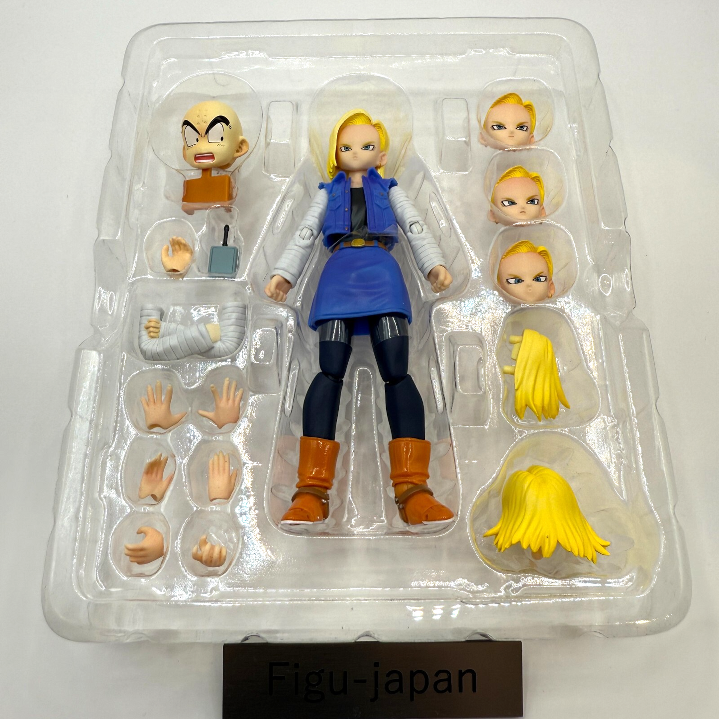 S.H.Figuarts Android 18 Dragon Ball Z Figure First Release Toei Sticker Mint13