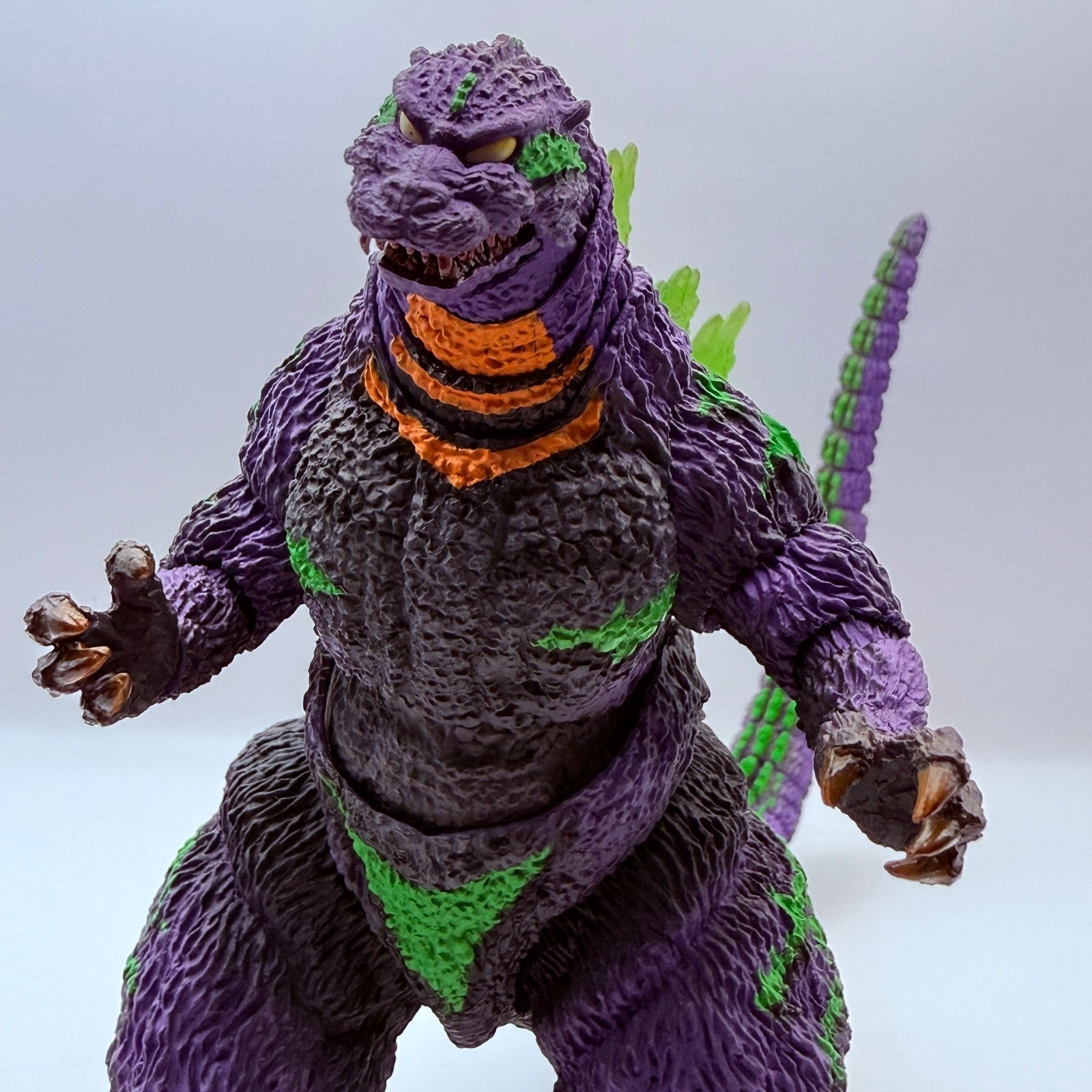 S.H.MonsterArts Godzilla feat. EVA-01 Evangelion Figure Opened Mint Authentic12