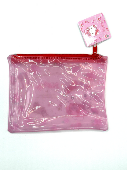 Hello Kitty 50th Anniversary Sanrio Flat Pouch＆Masking tape etc 5piece set2