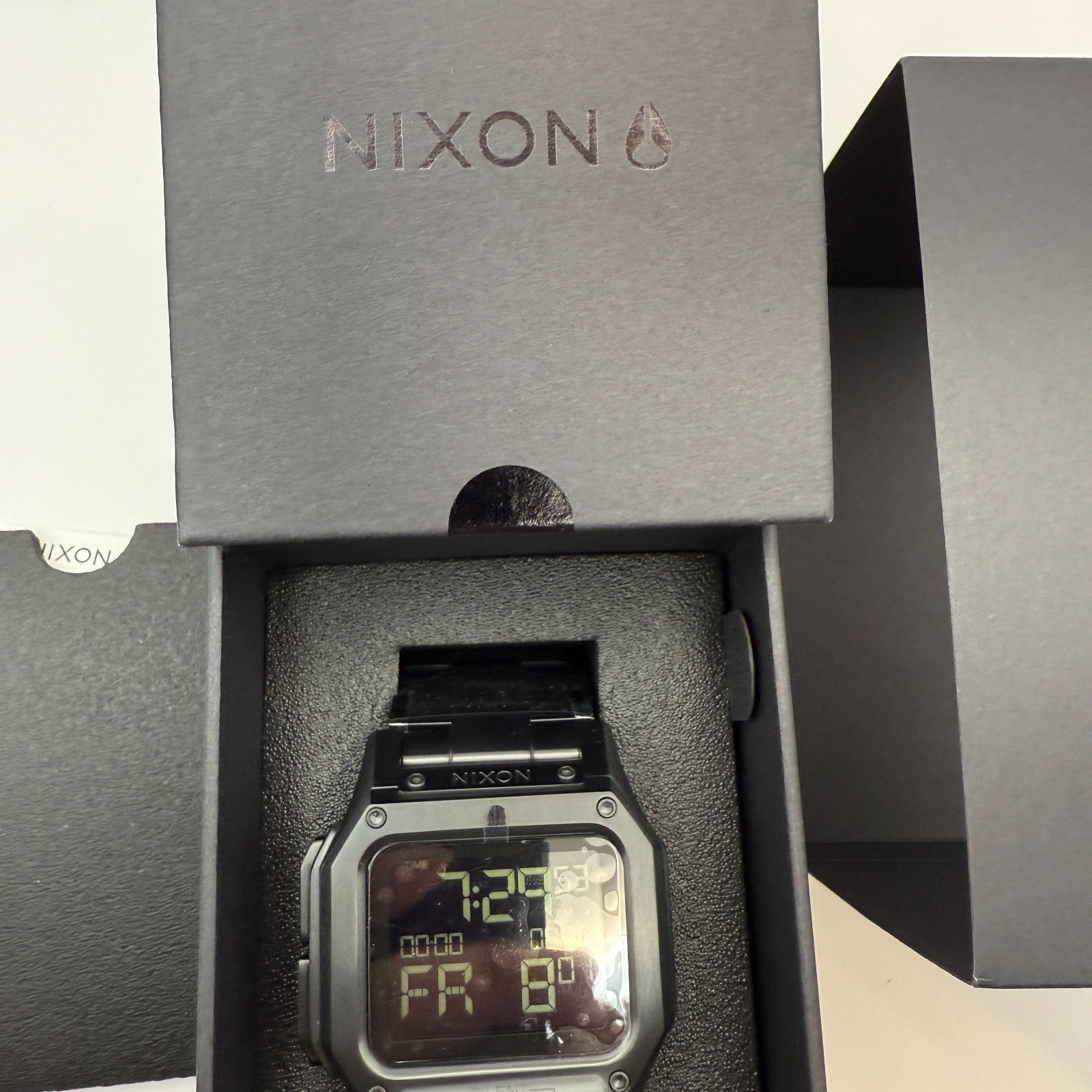 NIXON Regulus SS ALL BLACK Glus Men's Quartz Digital Watch [express]3