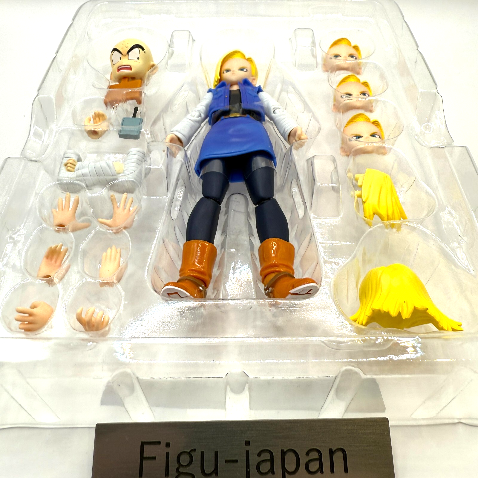 S.H.Figuarts Android 18 Dragon Ball Z Figure First Release Toei Sticker Mint4