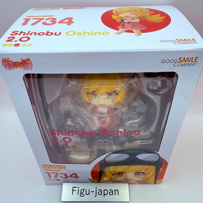 Nendoroid 1734 Shinobu Oshino 2.0 Monogatari Figure Good Smile Vampire Japan New6