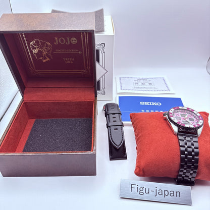 Trish Una SEIKO Watch SBSA033 JoJo Bizarre Adventure Golden Wind Custom Band MIB1