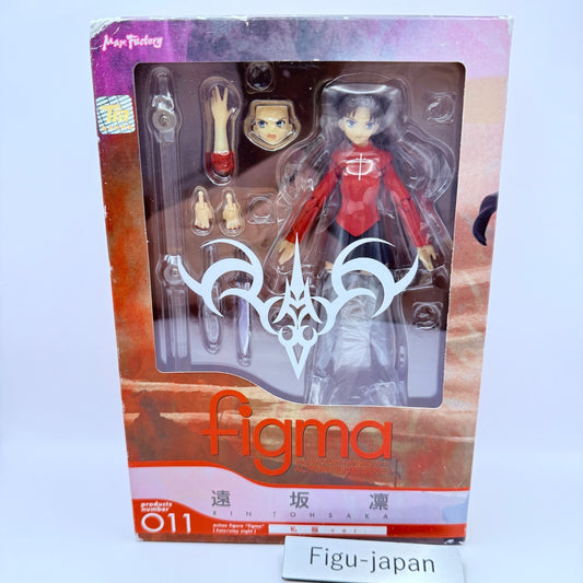 Figma 011 Rin Tosaka Fate stay night Max Factory Action Figure Box Wear MISB0