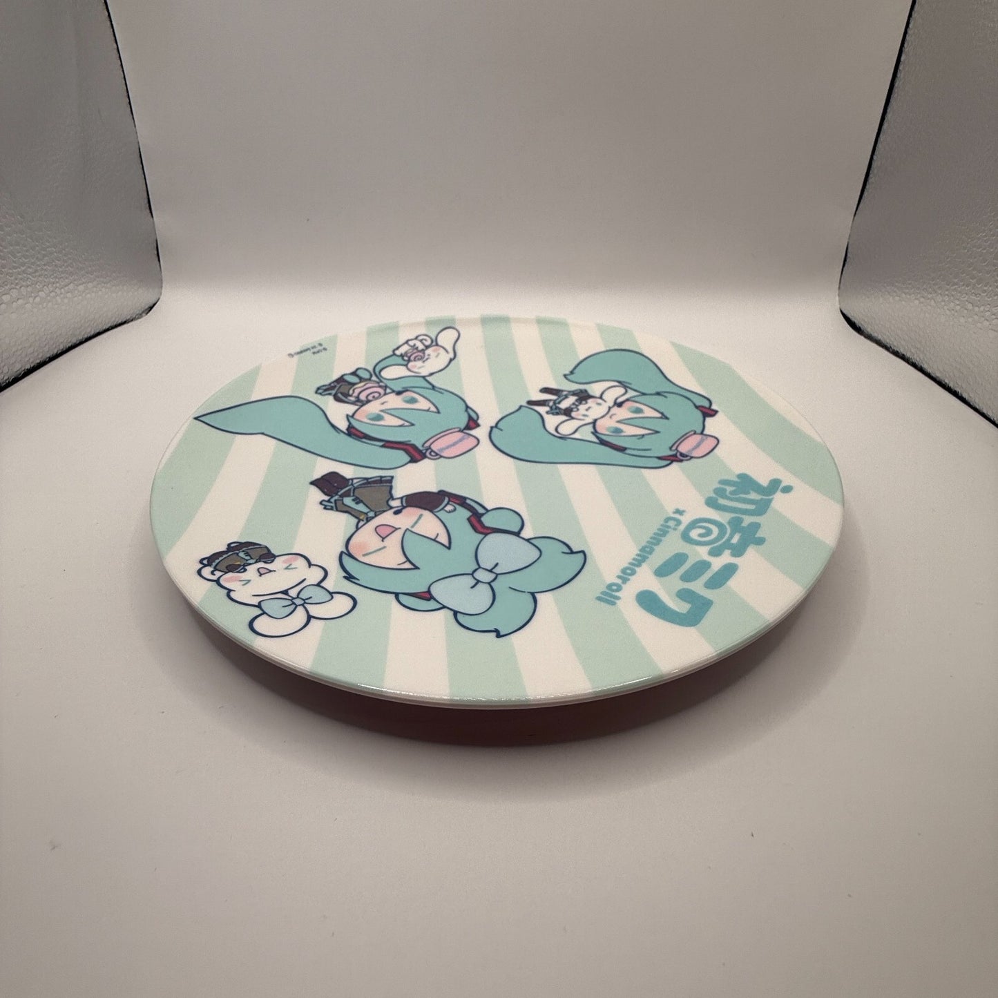 Hatsune miku & Cinnamon roll New prastic Melamine Plate sanrio [express]11