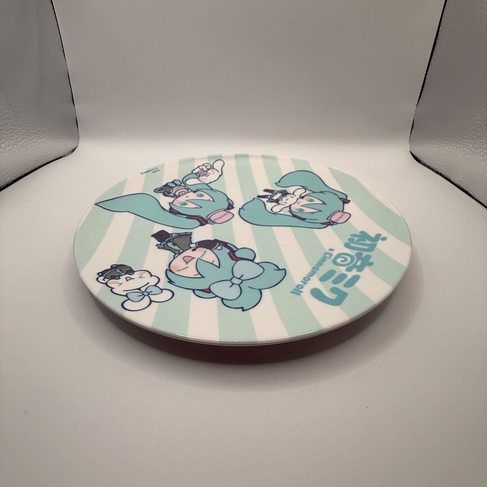 Hatsune miku & Cinnamon roll New prastic Melamine Plate sanrio [express]11