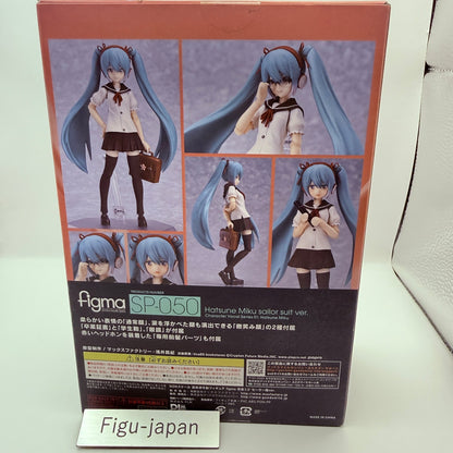 Hatsune Miku Sailor Uniform Ver figma Action Figure Max Factory Japan MISB4