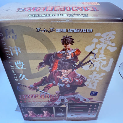 SuperActionStatue Drifters Toyohisa Shimazu Figure Medicos Katana Gun Mint Japan20