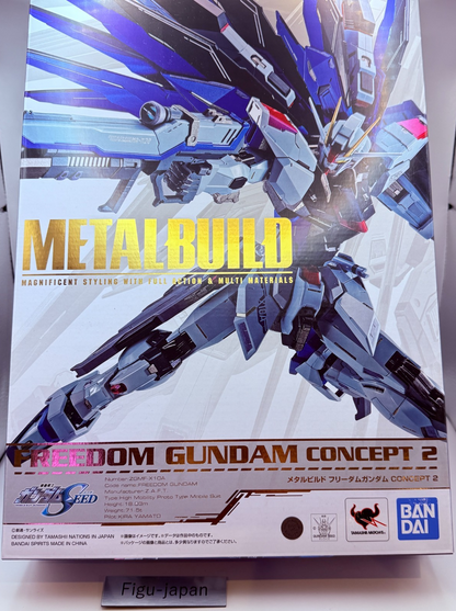 METAL BUILD Freedom Gundam Concept 2 Resale Ver. GUNDAM SEED Bandai Figure New0