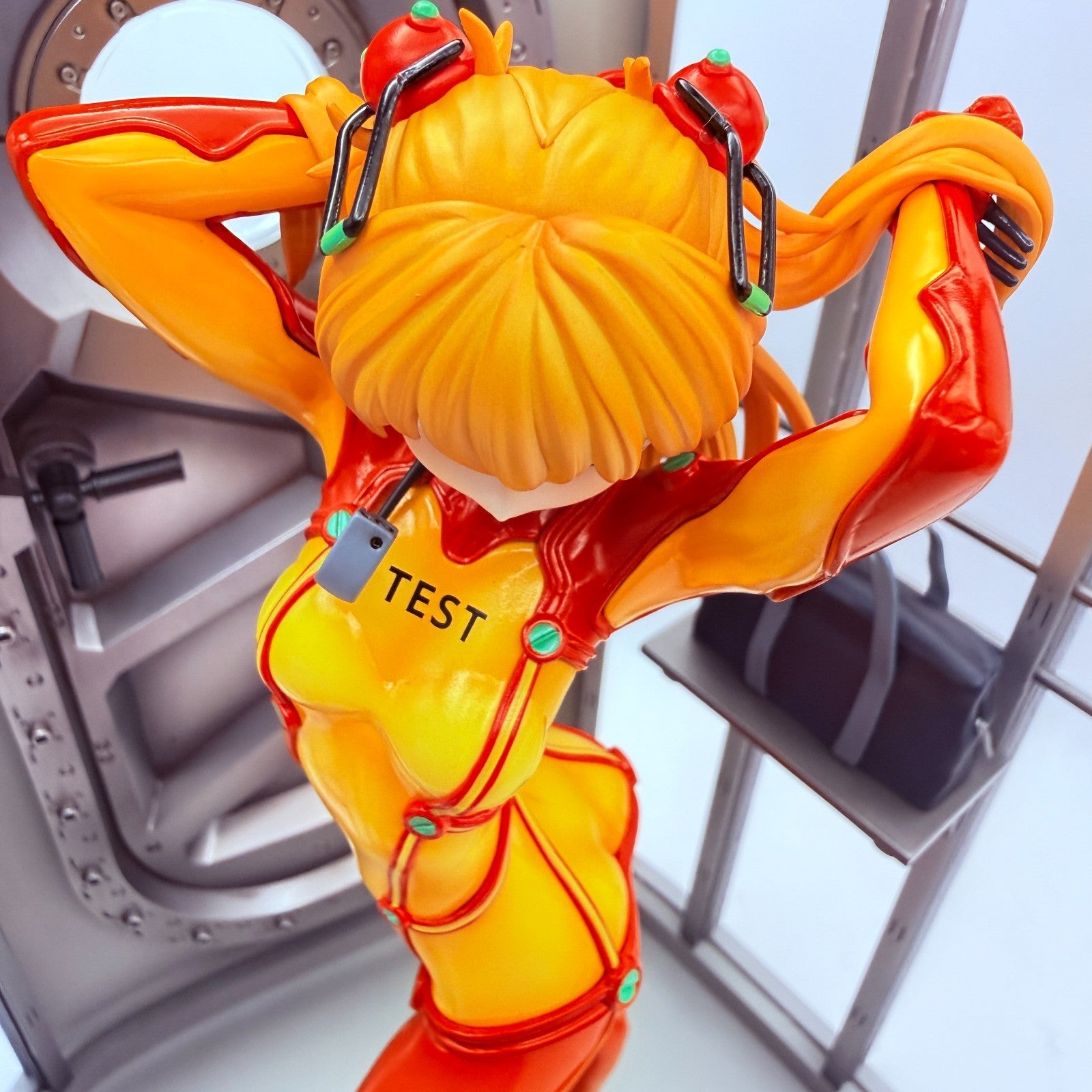 AniMester Evangelion Asuka Langley Test Plugsuit 1/7 Diorama Figure mint10