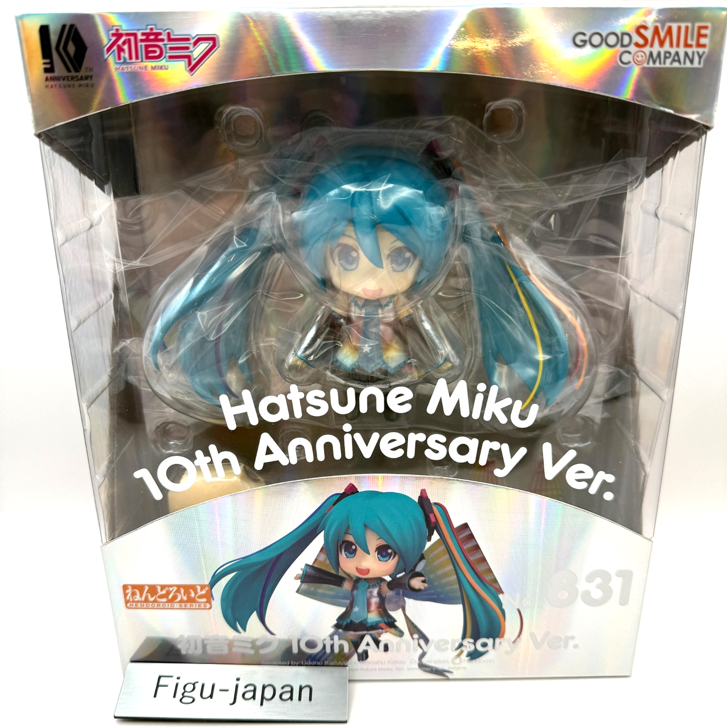 Good Smile Nendoroid 831 Hatsune Miku 10th Anniversary Figure Vocaloid NEW12