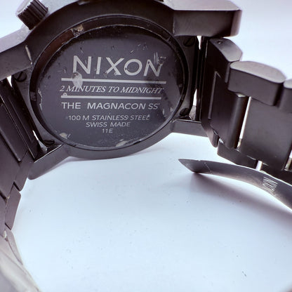 NEW Nixon Magnacon SS 2 Minutes To Midnight Black Gold Limited 100% AUTH EXPRESS13