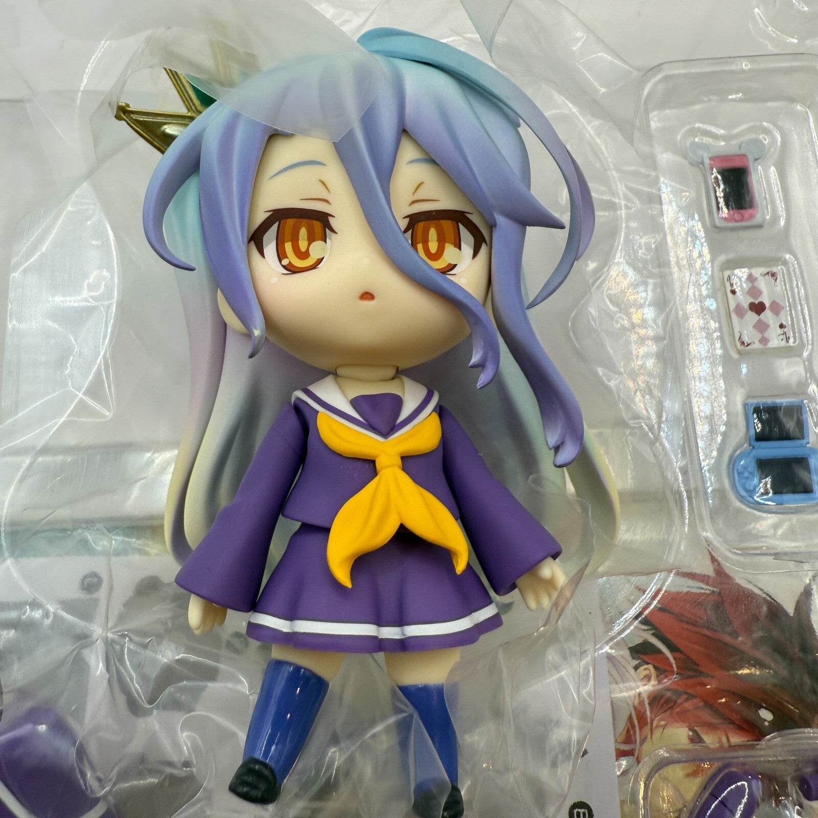 Nendoroid 653 Shiro No Game No Life 1st Ed Figure GSC Top Mint w/Sealed Novel6