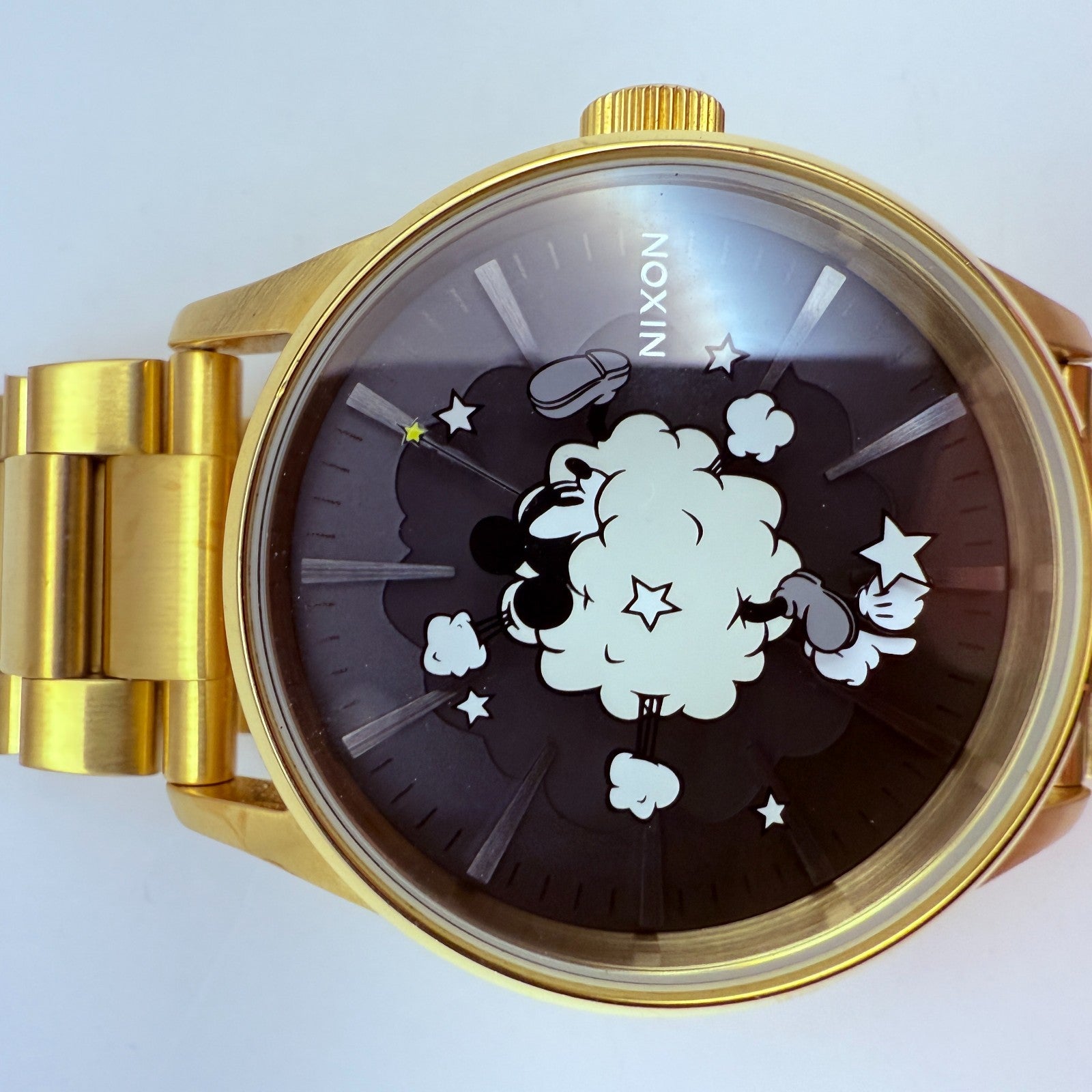 NIXON THE MICKEY MOUSE 90th SENTRY SS Wristwatch Quartz japan [express]10