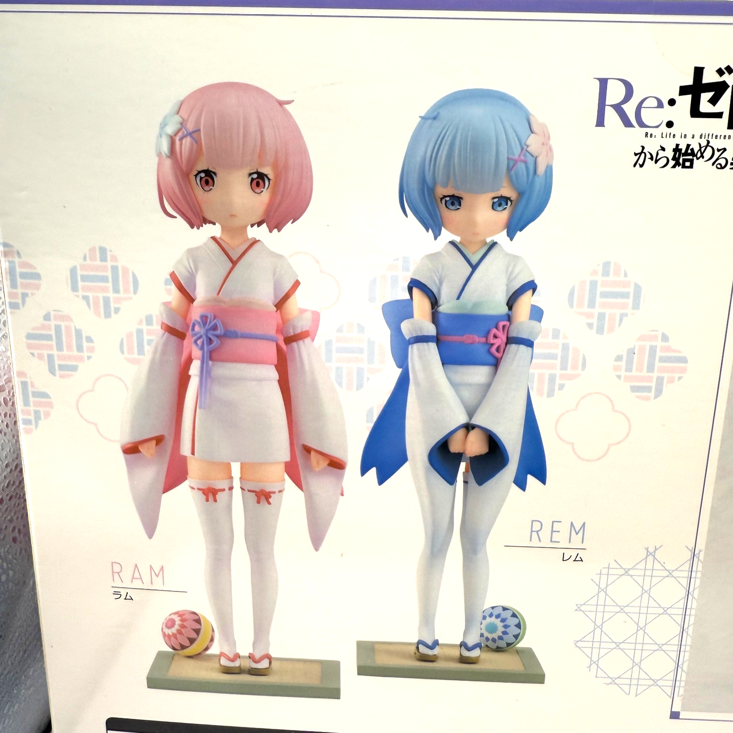 Re:ZERO Rem & Ram Childhood Memories 1/7 Figure Set F:NEX FuRyu NIB2