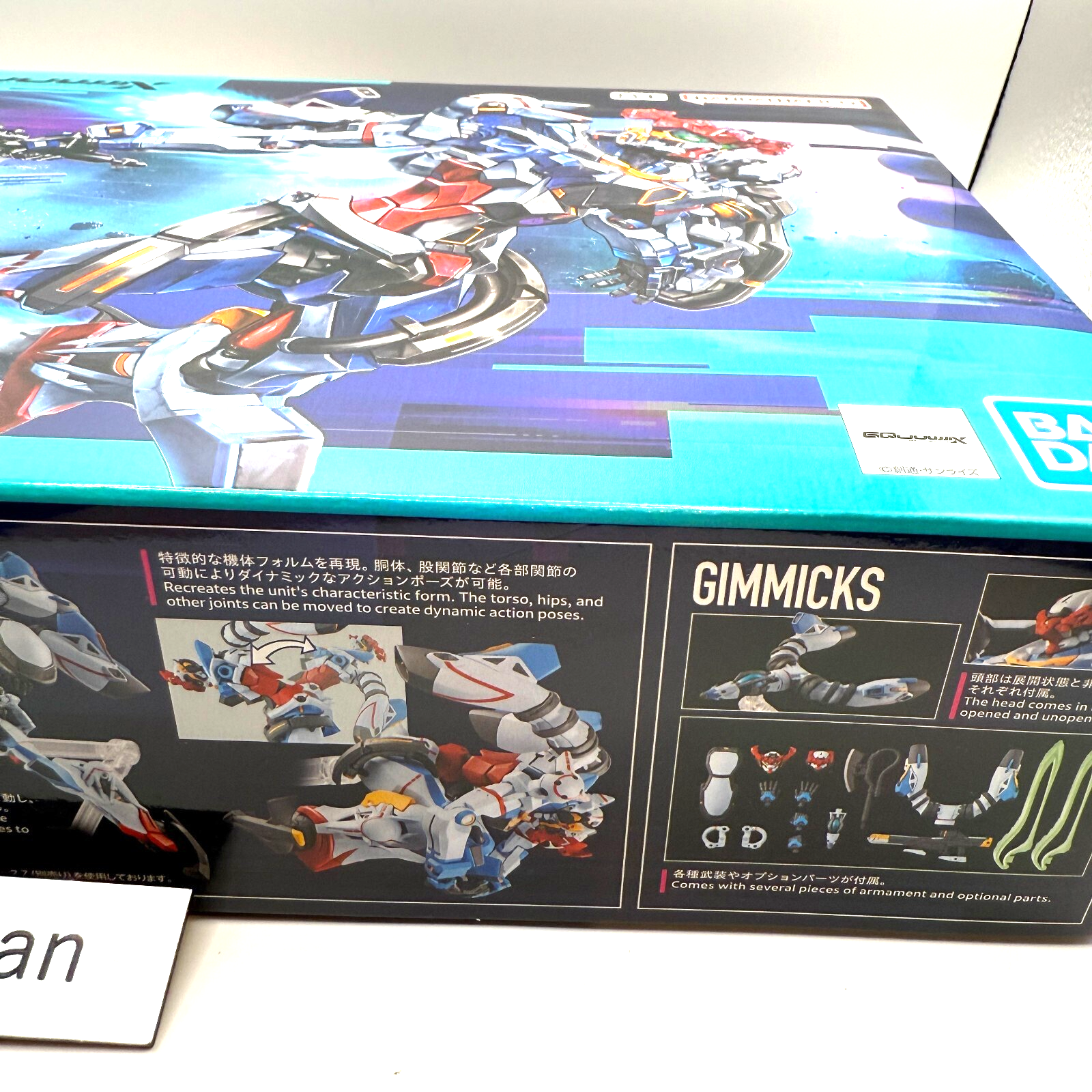 Bandai HG 1/144 GQuuuuuuX Mobile Suit Gundam Ziek Axe Model Kit NIB5