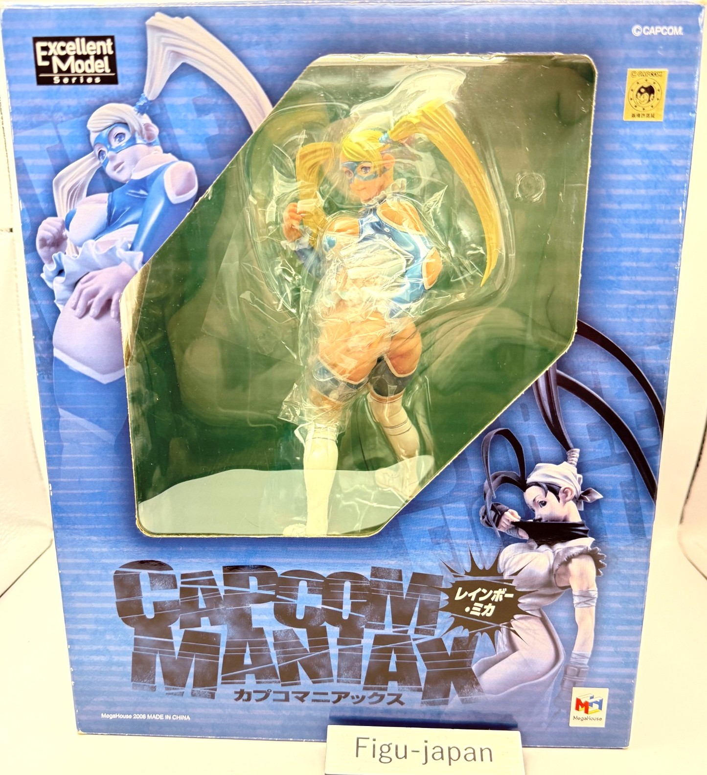 Rainbow Mika CAPCOMANIAX Street Fighter Alpha 3 MegaHouse Figure 1/8 Scale VGUC0