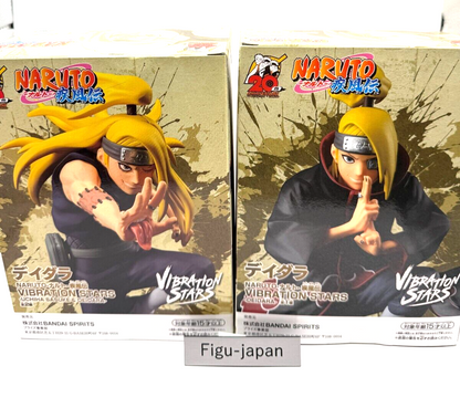 Deidara NARUTO Shippuden 20th  Figure Set of 2 VIBRATION STARS [express NEW]7