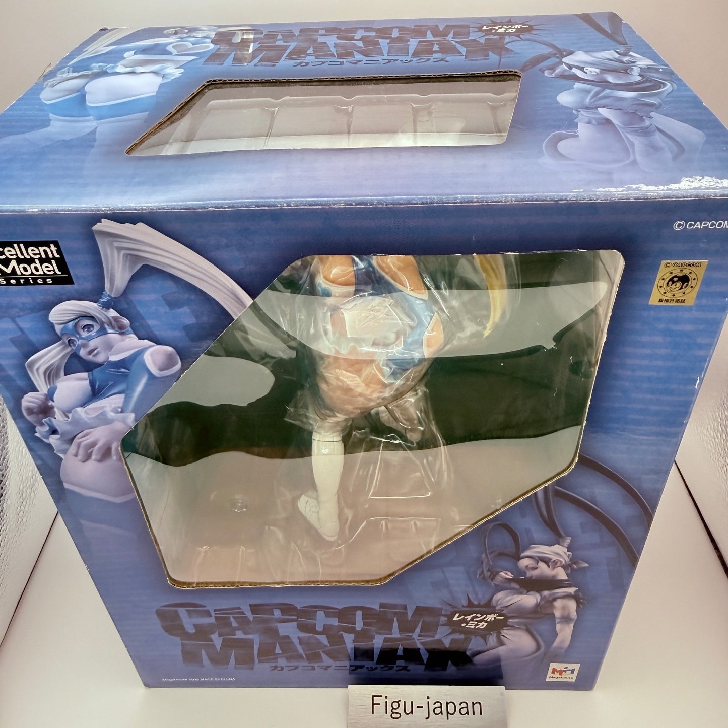 Rainbow Mika CAPCOMANIAX Street Fighter Alpha 3 MegaHouse Figure 1/8 Scale VGUC6