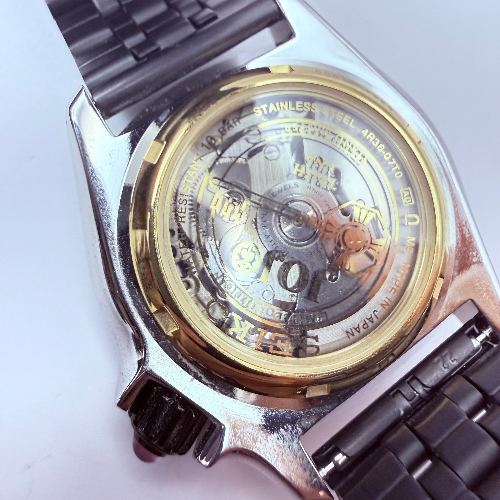 Trish Una SEIKO Watch SBSA033 JoJo Bizarre Adventure Golden Wind Custom Band MIB13