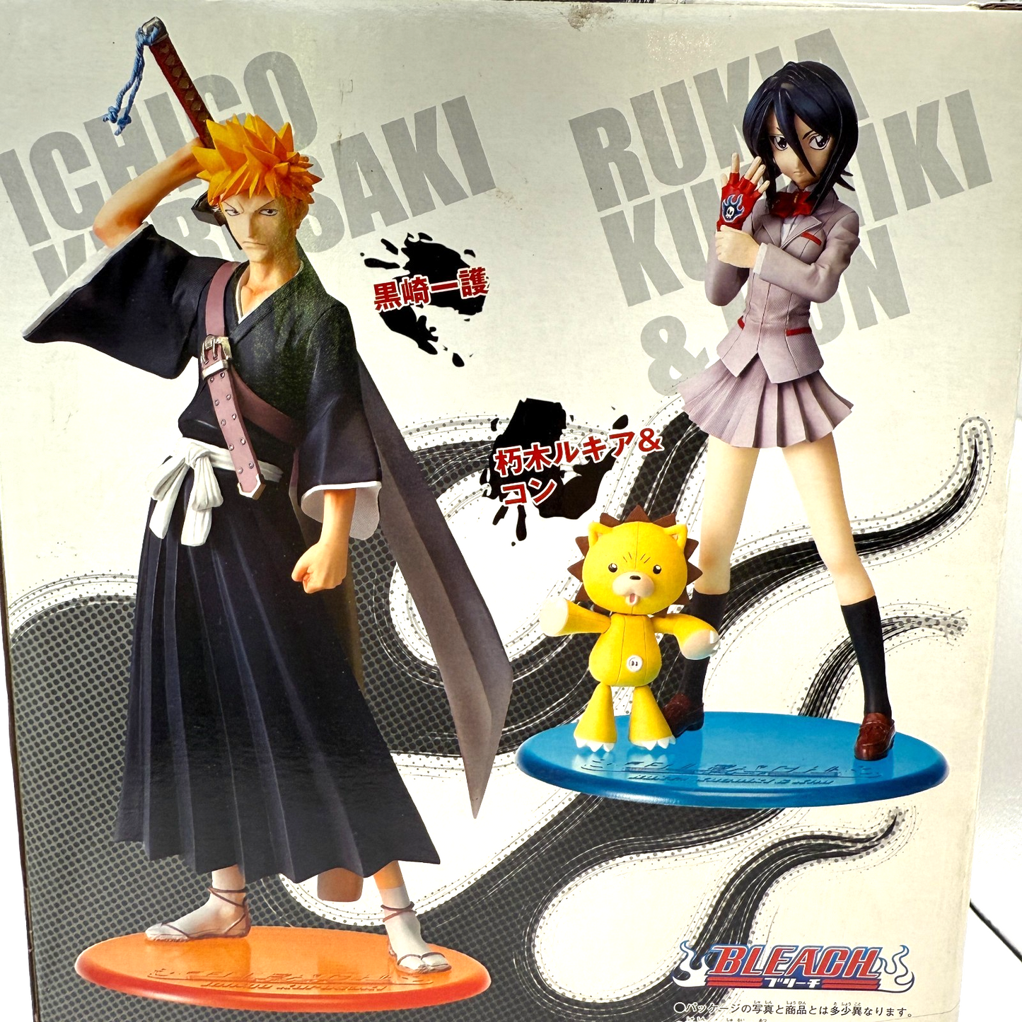 BLEACH Excellent Model Kuchiki Rukia & Con Kon 1/8 PVC Figure [express]3