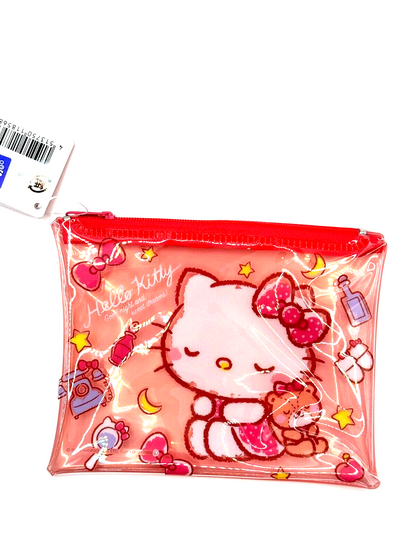 Hello Kitty 50th Anniversary Sanrio Flat Pouch＆Masking tape etc 5piece set3