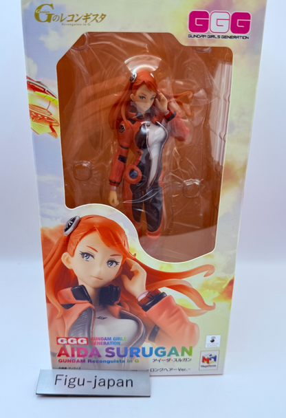 Megahouse GGG Aida Surugan Long Hair Ver Figure Gundam Reconguista Limited New0