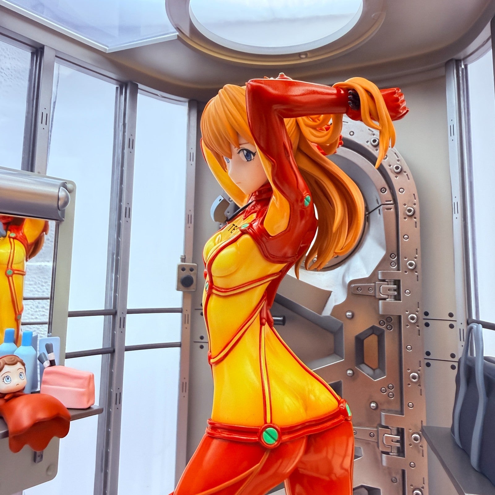AniMester Evangelion Asuka Langley Test Plugsuit 1/7 Diorama Figure mint8