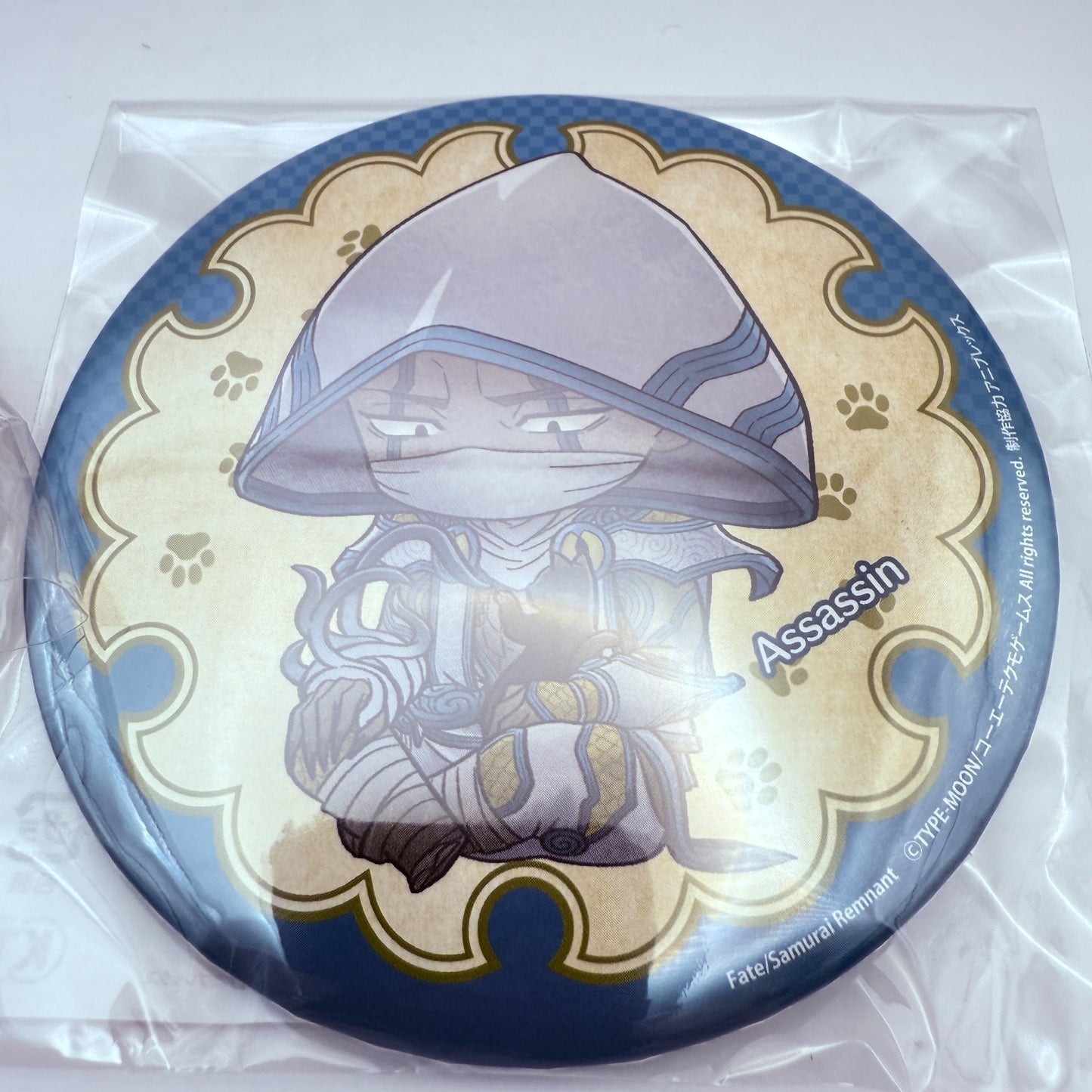 Fate/Samurai Remnant 2nd Anniv Kuji Caster Assassin 5Item Set Bonus Mini Badge2