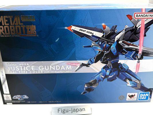 METAL ROBOT Spirits Justice Gundam Real Type Color Limited Bandai Blue Ver New0