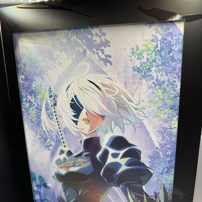 NieR:Automata Ver1.1a Ichiban Kuji Prize A 2B Art Holder Display Case Japan4