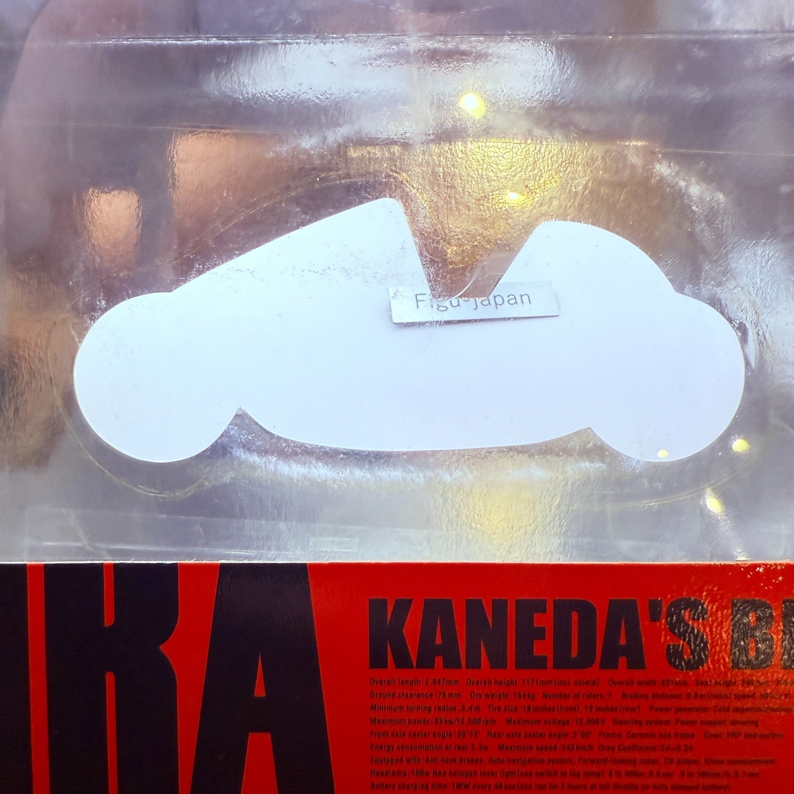 AKIRA Kaneda's Bike Popinica Spirits PX03 Bandai Metallic Figurine Top Mint HTF3