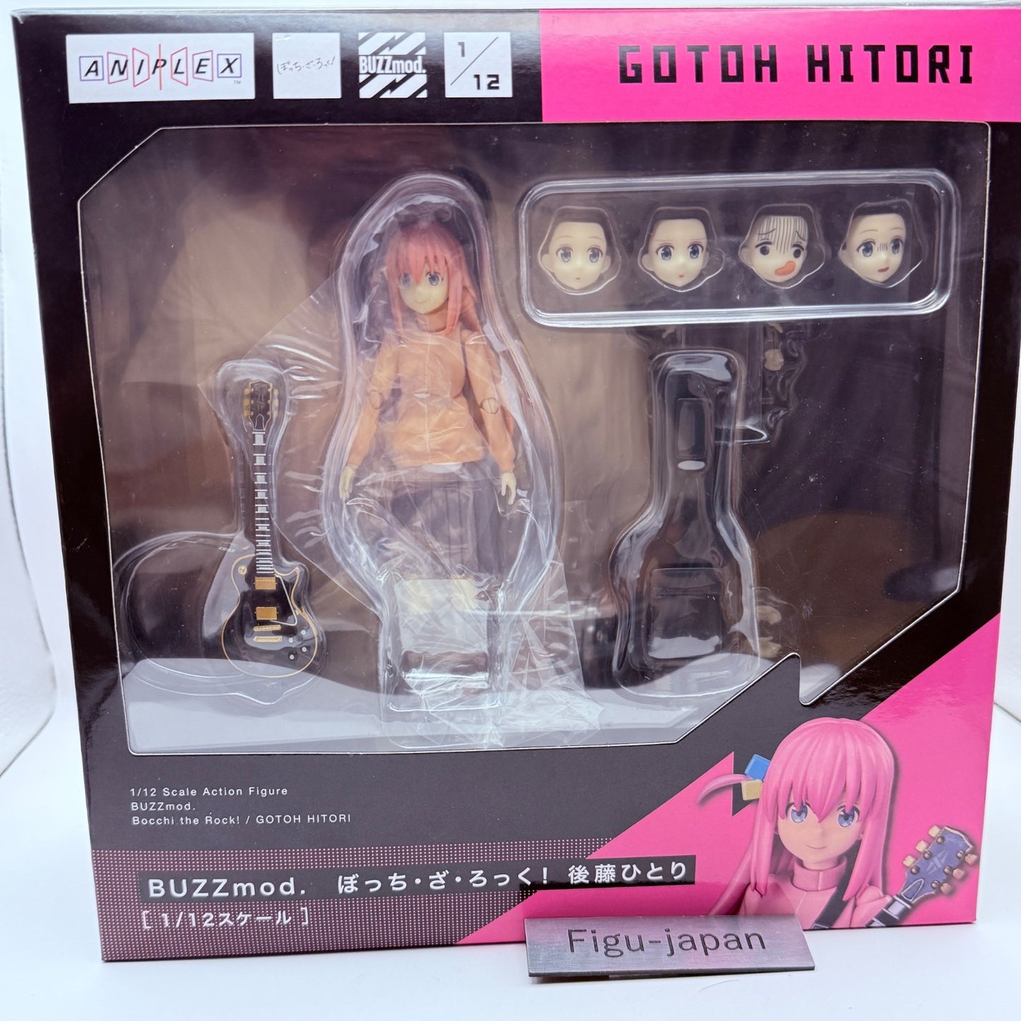BUZZmod Bocchi the Rock! Hitori Gotoh 1/12 Figure Ripe Mango Box Included Mint0