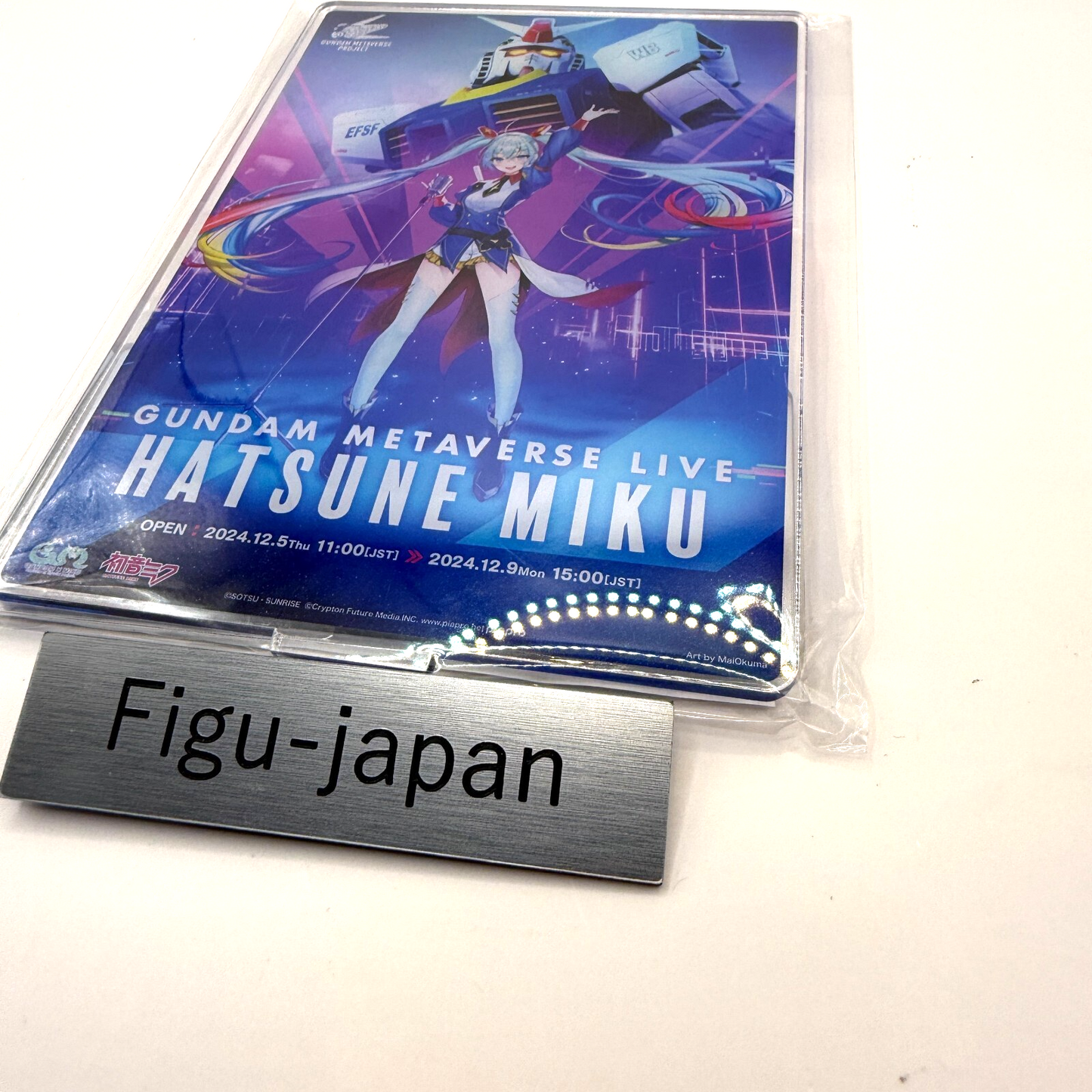 Gundam & Hatsune Miku Acrylic Stand (Standard Size) key visual ver [express NEW]2