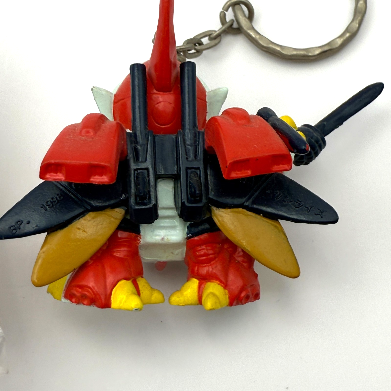 Super Robot Wars Keychain Set Gundam Evangelion Ideon Bilbain Vintage Japan6