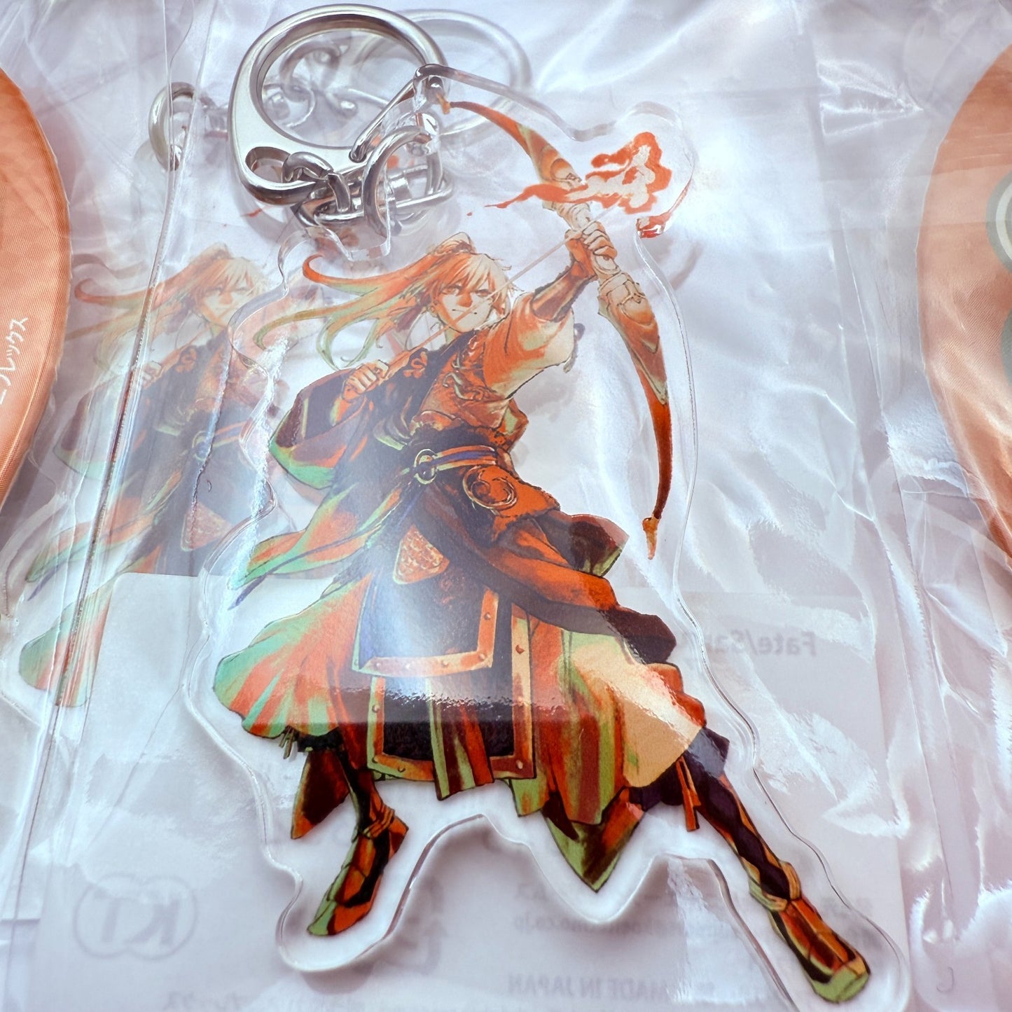 Fate/Samurai Remnant 2nd Anniv Kuji Archer & Yui Shousetsu 7Item Set Badge Key7