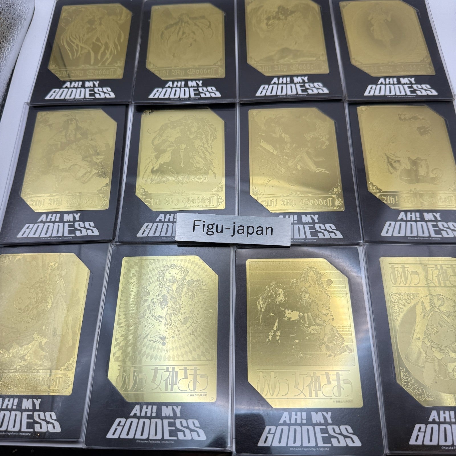 Ah! My Goddess metal Gold Card set of 12 Verdandi Urd Skuld [express]13