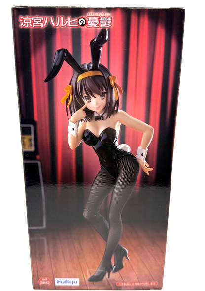 Haruhi Suzumiya Bi cute Bunnies Figure real Fishnet stockings New Japan9