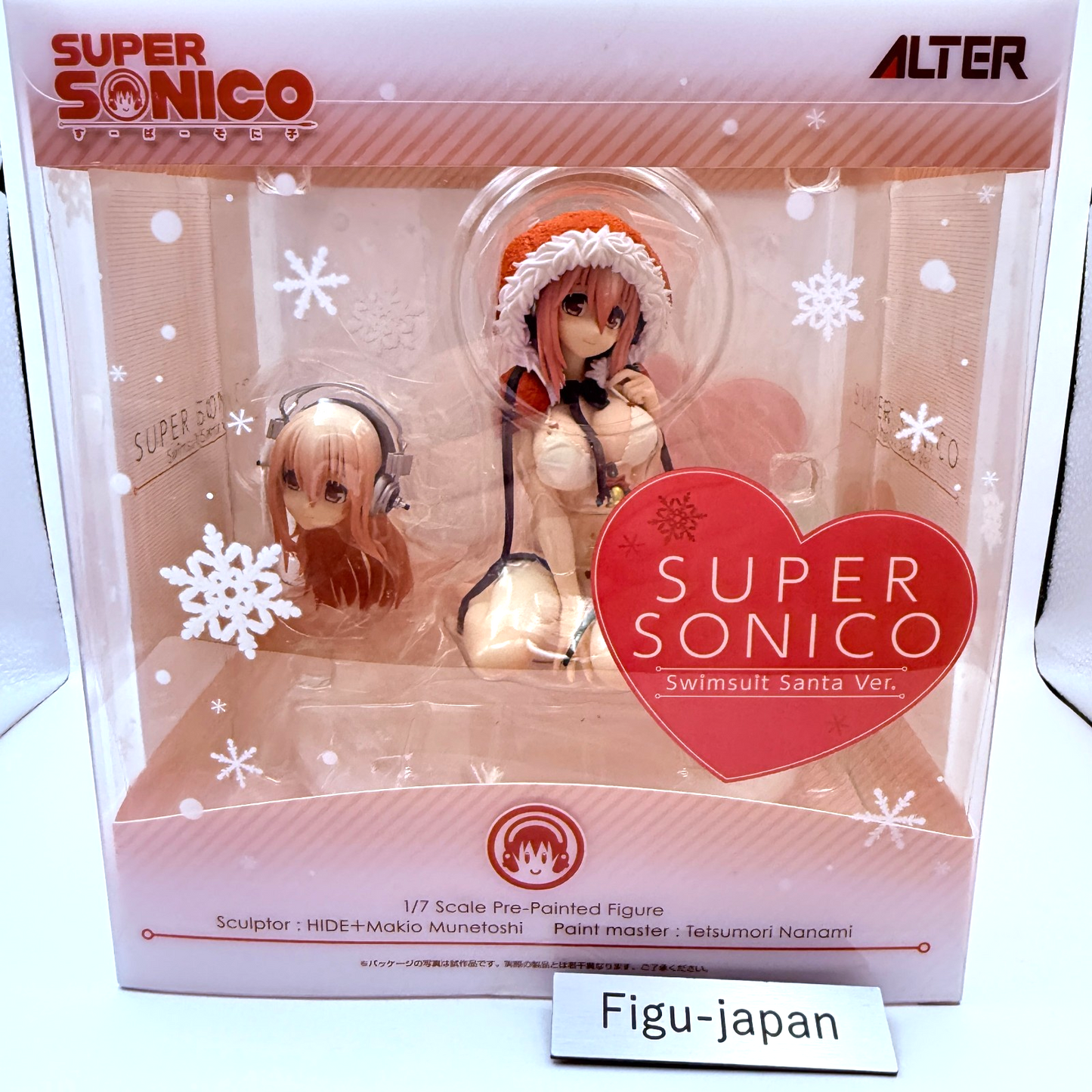 Super Sonico Santa Bikini Ver Figure 1/7 Alter Authentic Japan MIB0
