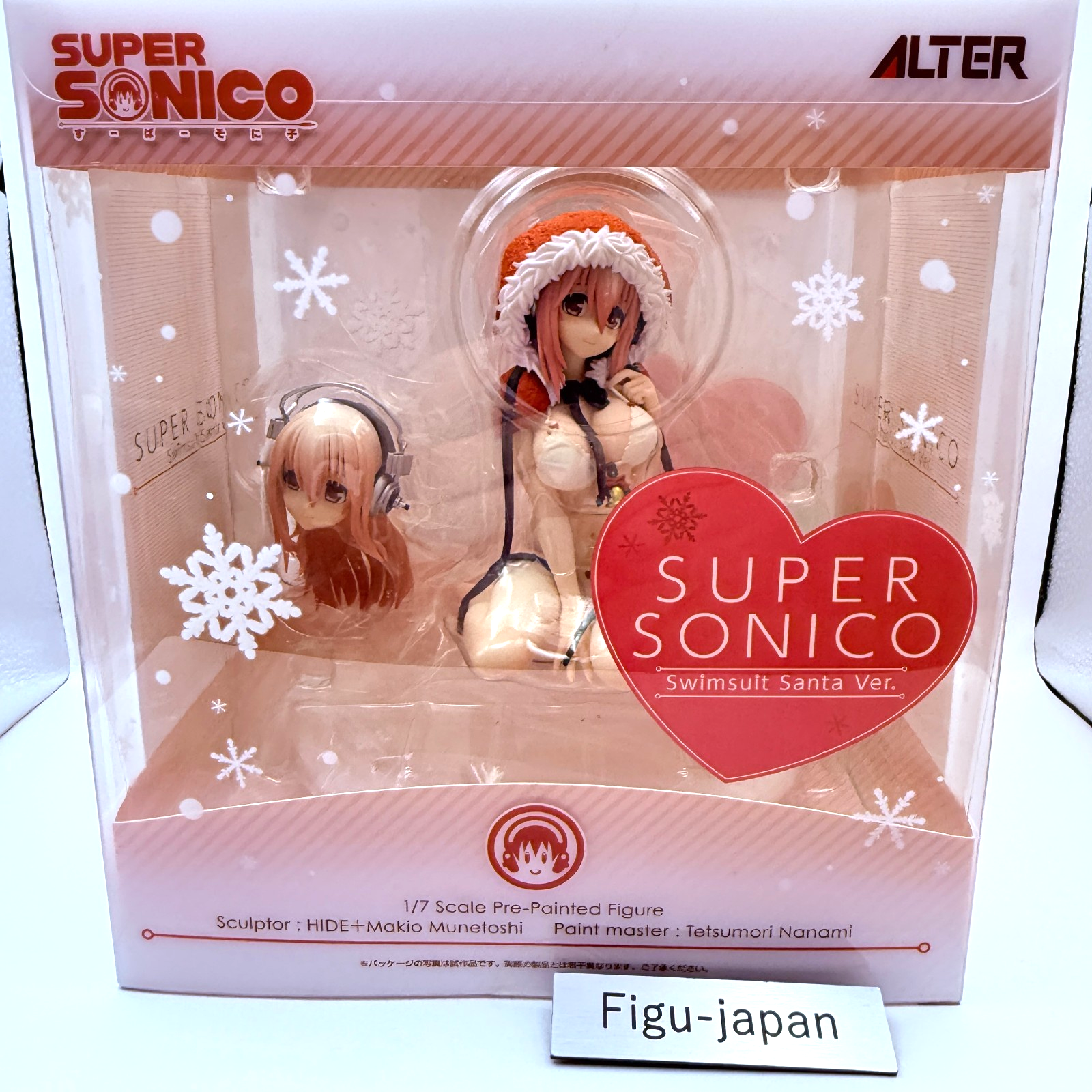Super Sonico Santa Bikini Ver Figure 1/7 Alter Authentic Japan MIB0