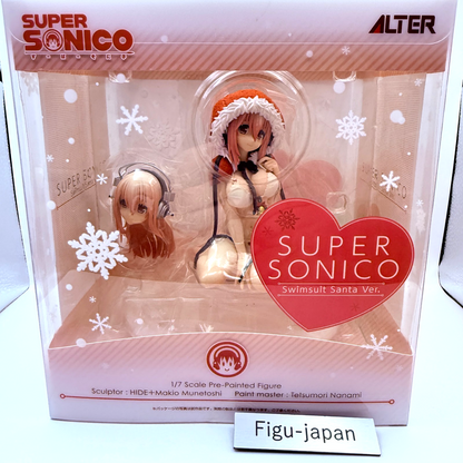 Super Sonico Santa Bikini Ver Figure 1/7 Alter Authentic Japan MIB0